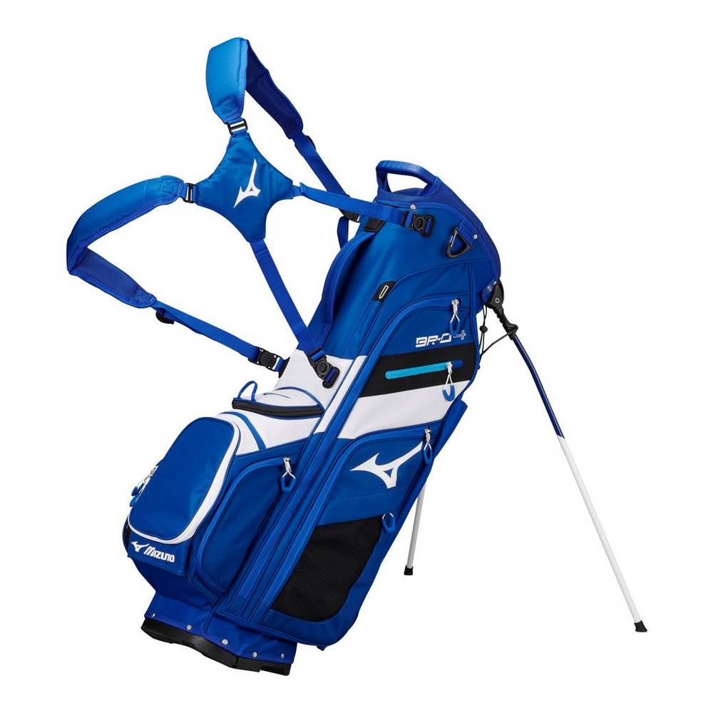 Mizuno Men's BR-D4 14-Way Stand Bag Blue/White (240225-BQA)